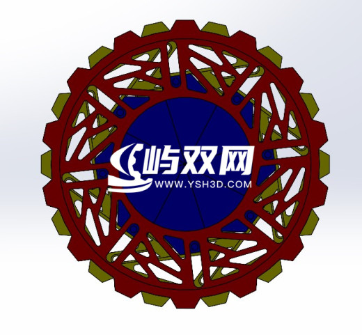 虹膜开合机构3D数模图纸缩略图